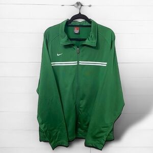 Nike Swoosh Full Zip Green Jacket Size XXL